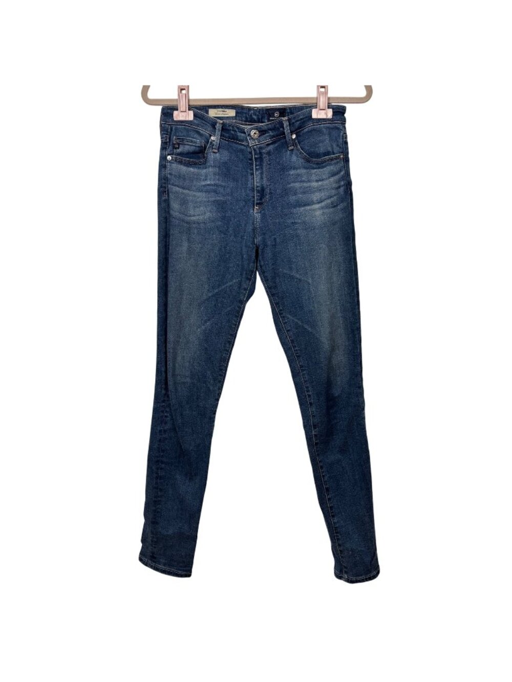 ✨3/$30 Ag Adriano Goldschmied 28 The Prima Mid-Rise Cigarette Jeans Blue Denim